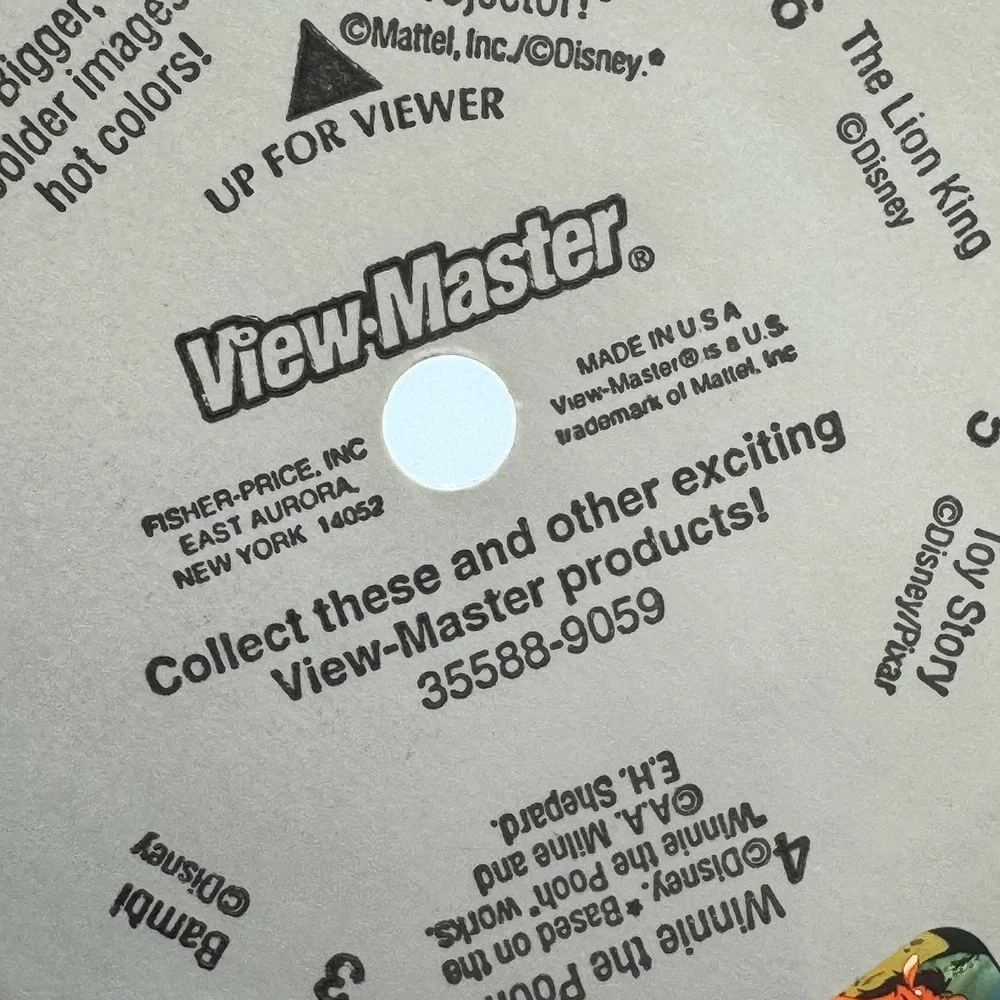 1999 Disney Animated‎ Movies Viewmaster Product Promotional Reel